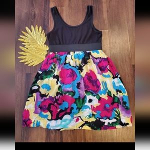 Hypnotik Black/Floral Dress Size Small